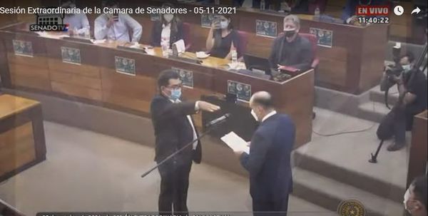 Juró Carlos Zena, reemplazante de Ríos - Nacionales - ABC Color