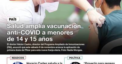 La Nación / LN PM: Las noticias más relevantes de la siesta del 5 de noviembre