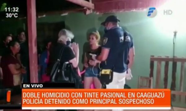Doble homicidio con tinte pasional en Caaguazú | Telefuturo