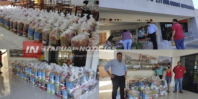 SE COMPLETÓ ENTREGA DE KITS DE ALIMENTOS PARA ESCUELAS DEL DISTRITO DE FRAM - Itapúa Noticias