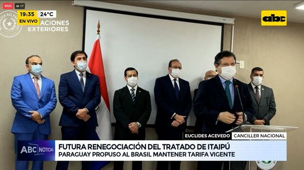 Autoridades de Paraguay y el canciller de Brasil hablan sobre el Tratado de Itaipú - ABC Noticias - ABC Color
