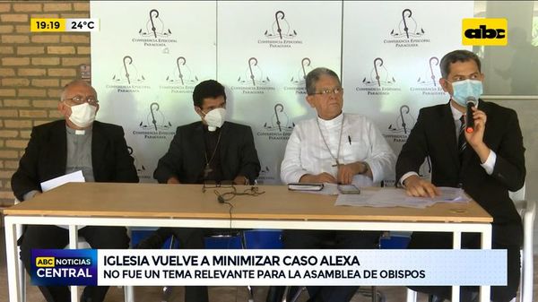 Iglesia vuelve a minimizar caso Alexa Torres - ABC Noticias - ABC Color