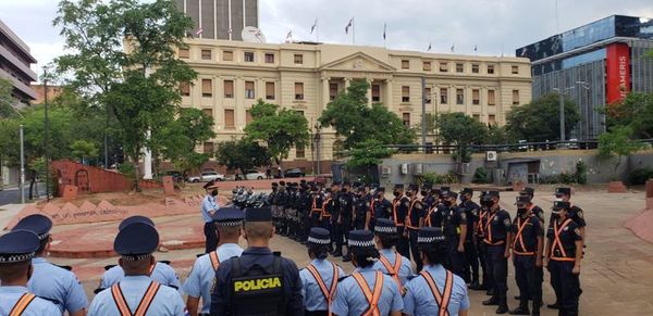 Intenso despliegue policial contra delincuencia - Nacionales - ABC Color