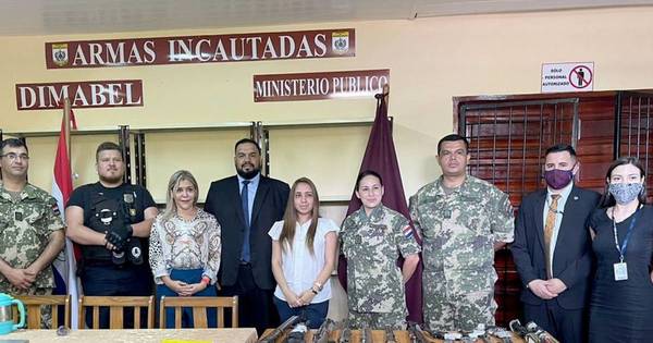 La Nación / El Poder Judicial entregó a Dimabel armas y municiones decomisadas en condenas a tres personas