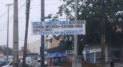 Pacto azulgrana causa división en Luque: Aparecen carteles con dedicatorias a ediles daheristas y liberales •