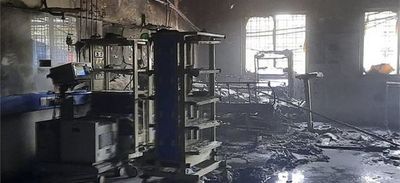 Once personas mueren en incendio de un hospital para enfermos de covid-19 en India