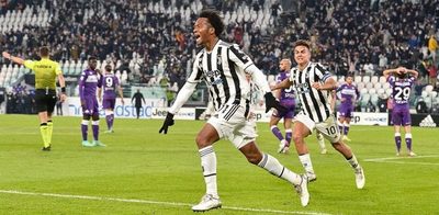 Juventus gana a la Fiorentina con un gol de Juan Cuadrado en el descuento