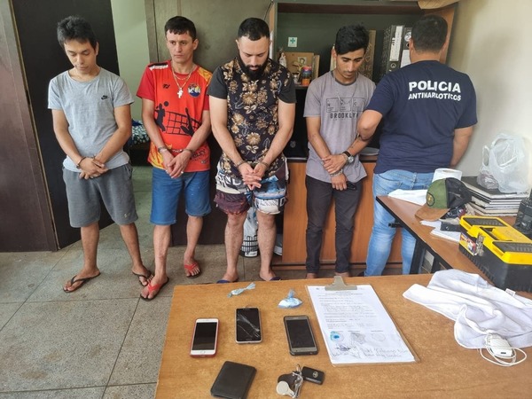 Detienen a 4 microtraficantes en Salto del Guairá | Ñanduti