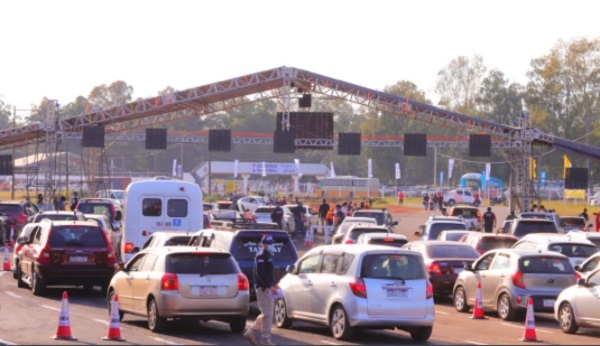 Solo en el autódromo Rubén Dumot se aplicarán dosis este domingo