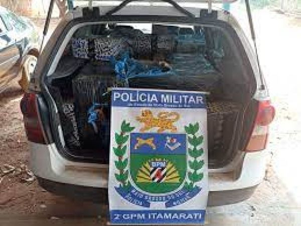 Ponta Porã: PM incauta mercadería valorada en más de 150 mil reales