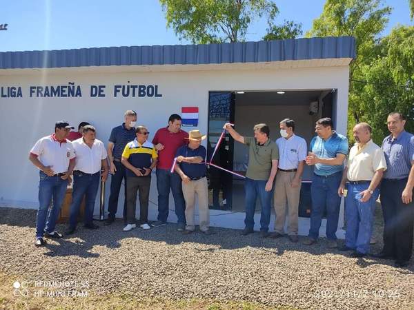LA LIGA FRAMEÑA DE FÚTBOL CUMPLE SU SUEÑO DE TENER CASA PROPIA - Itapúa Noticias
