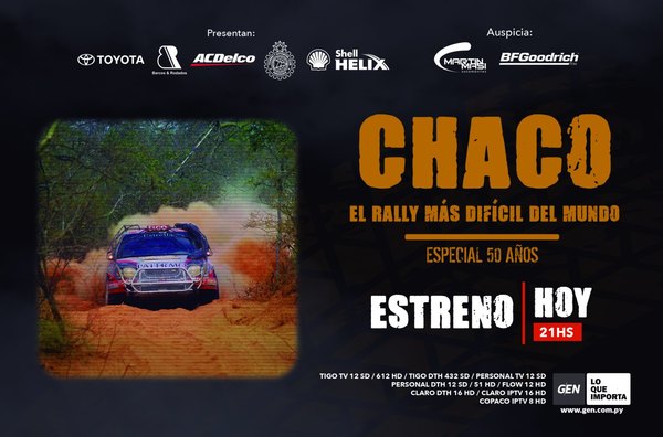 GEN estrena esta noche el especial del Transchaco Rally