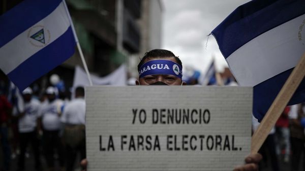 Nicaragüenses protestan en varios países contra Ortega