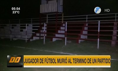 Futbolista sufre infarto y fallece al término de un partido en San Antonio | Telefuturo