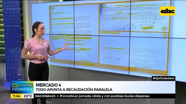 Todo apunta a recaudación paralela en el Mercado 4 - ABC Noticias - ABC Color