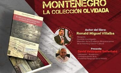 UNAE presentará el libro «El Archivo Montenegro: La colección olvidada»