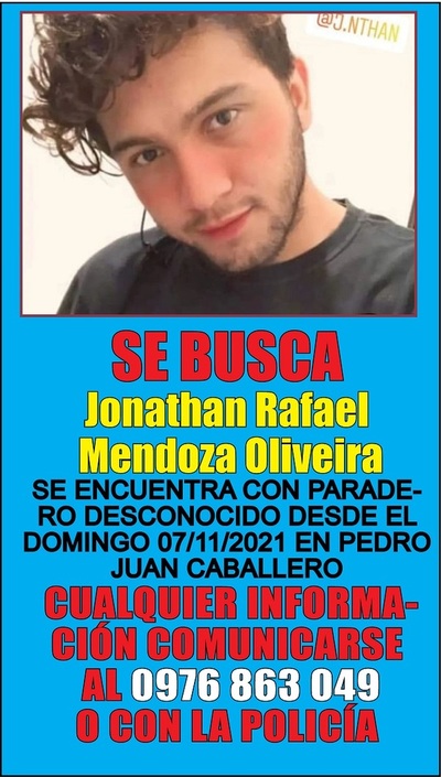 BUSCAN A UN JOVEN QUE SALIÓ PARA COMPRAR ALMUERZO Y NO RETORNÓ - La Voz del Norte