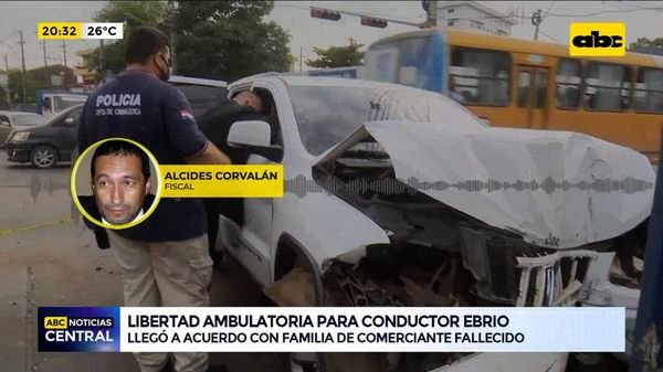 Libertad ambulatoria para conductor ebrio que mató a trabajador del mercado 4 - ABC Noticias - ABC Color