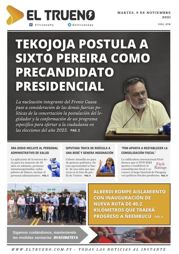 E-paper 9 de noviembre 2021 - El Trueno
