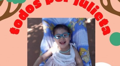 Niña padece parálisis cerebral y necesita G. 70 millones para tratamiento