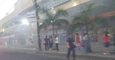 La Nación / Principio de incendio en súper
