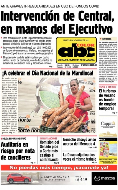 Portadas de este martes 9 de noviembre de 2021