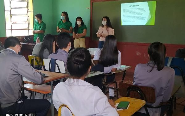 Realizan capacitación sobre Deforestación y Promoción de carrera