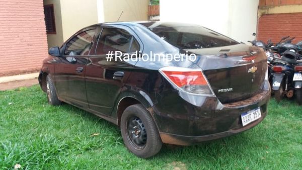 Incautan automóvil de dudosa procedencia y detienen a un brasileño