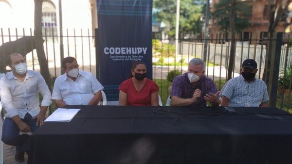 Codehupy denuncia maniobra del Estado para desalojar a 400 familias