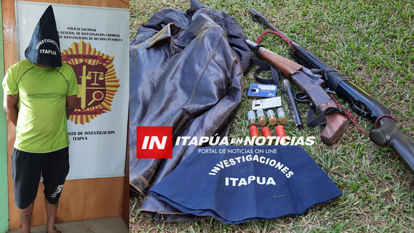 TRAS VIOLENTO ASALTO EN MIRANDA APREHENDEN A DOS SOSPECHOSOS. - Itapúa Noticias