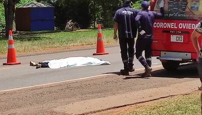Hombre fallece en accidente de tránsito en Coronel Oviedo - Noticiero Paraguay