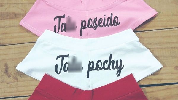 Bombachas con frases picantes son el boom