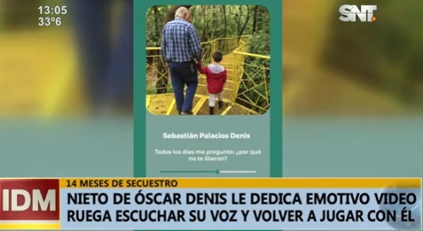Nieto dedica emotivo video a su abuelo Oscar Denis
