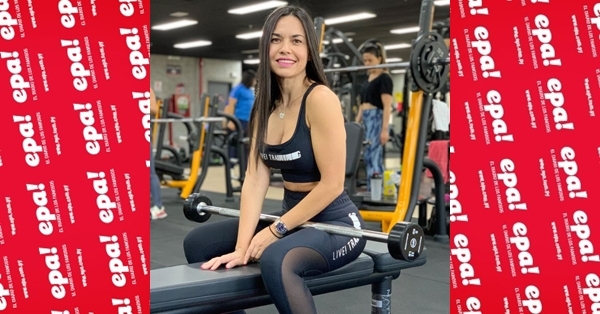 Meli Quiñónez causó furor con su rutina de entrenamiento