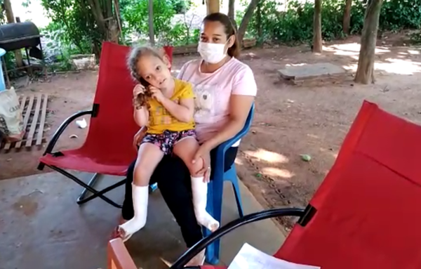 Coronel Oviedo: apelan a la solidaridad para costear cirugía de una niña