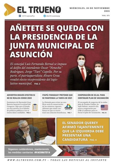 E-paper 10 de noviembre 2021 - El Trueno