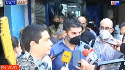 Nenecho visita el siniestrado Mercado 4 | Noticias Paraguay