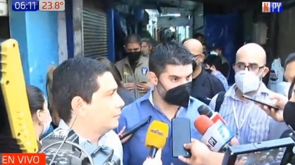 Nenecho visita el siniestrado Mercado 4 | Noticias Paraguay