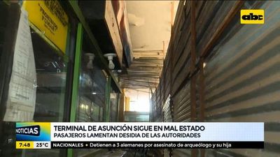 Terminal de Asunción sigue en pésimo estado - ABC Noticias - ABC Color