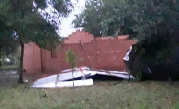 Granizadas generan destrozos en varias zonas del país.