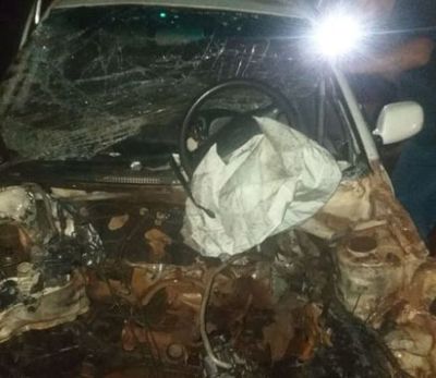 Conductor se fuga tras protagonizar violento accidente en Pedro Juan Caballero