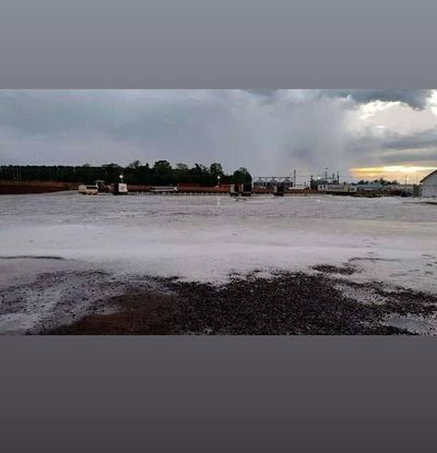 Una hora de granizada destruyó cultivos y techos de casas en Vaquería, según intendente   - Nacionales - ABC Color