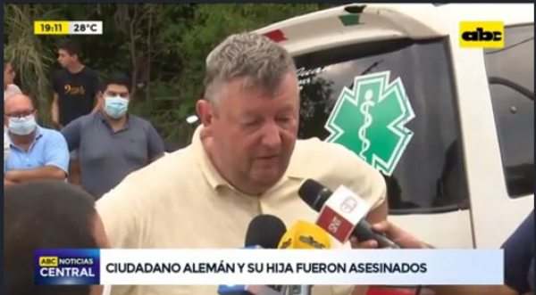 Sospechoso del asesinato de alemanes estuvo en la escena del crimen y hasta habló con la prensa - Nacionales - ABC Color