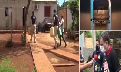 Allanan vivienda del presunto líder de gavilla - SNT