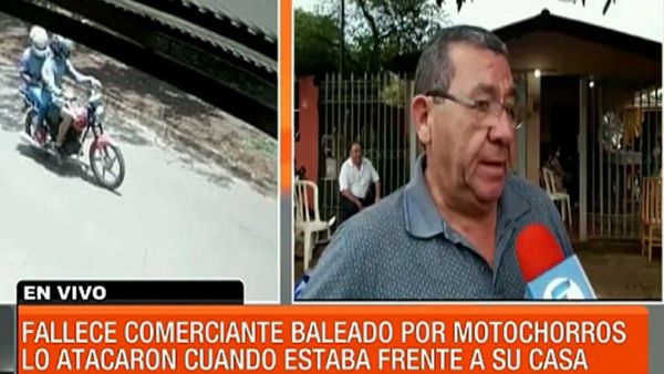 Fallece comerciante que fue baleado por motochorros frente a su casa