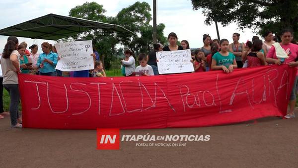 EN MANIFESTACIÓN PIDEN JUSTICIA PARA LAURA EN ITÁ PASO ENCARNACIÓN. - Itapúa Noticias