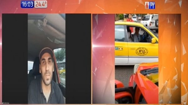 Conductor de plataforma denuncia a turba de taxistas por agresivos | Noticias Paraguay