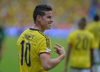 James Rodríguez no está en el 'nivel ideal' para jugar ante Brasil, dice DT de Colombia