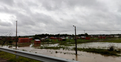 Tras intensas lluvias, varias viviendas quedaron inundadas en Concepción