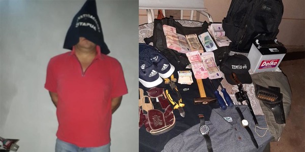 DETIENEN A UN HOMBRE CON 35 ANTECEDENTES PENALES TRAS EXITOSO OPERATIVO - Itapúa Noticias